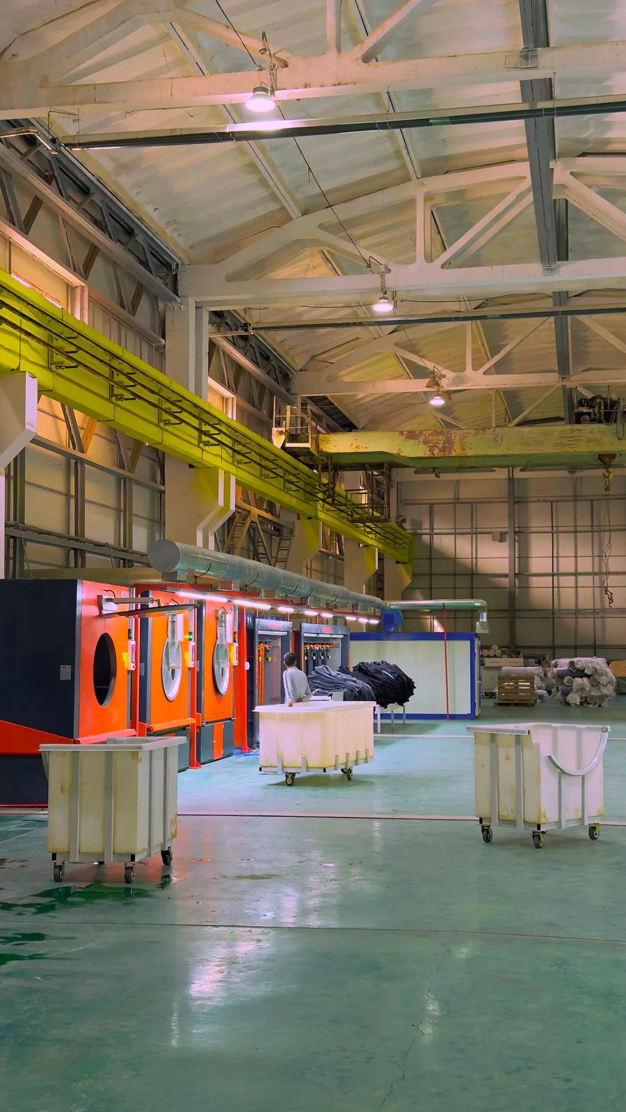 Industrial-scale appliance production facility